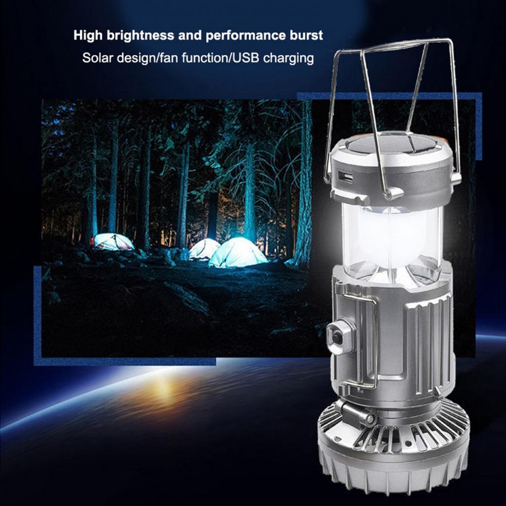 🔥 FLASH SALE! 50% OFF! 🔥 6-in-1 Solar Lantern Fan 🔥