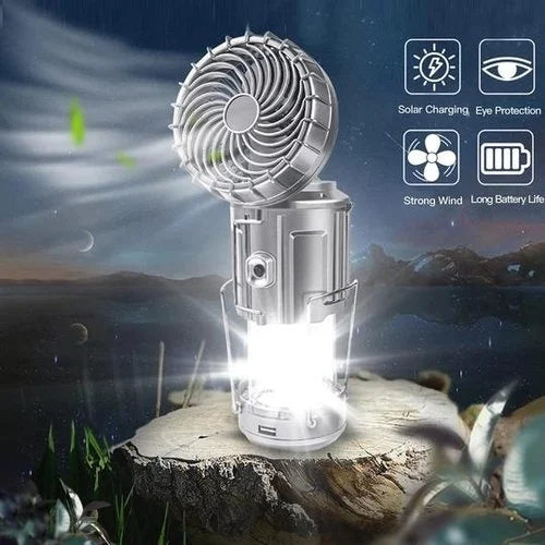 🔥 FLASH SALE! 50% OFF! 🔥 6-in-1 Solar Lantern Fan 🔥